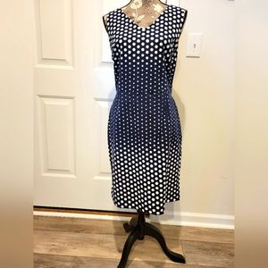Tommy Hilfiger Ombre Dot Dress - Core Navy/Bright White